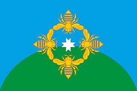 Mushak (Udmurtia), flag - vector image