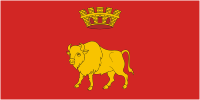 Grodno oblast, flag - vector image