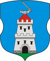 Ostrina (Grodno oblast), coat of arms - vector image