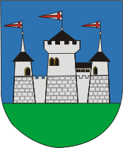 Myadel (Minsk oblast), coat of arms - vector image