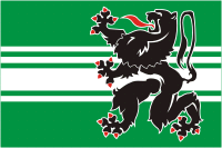 East Flanders (province in Belgium), flag - vector image