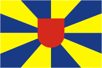 West Flanders (province in Belgium), flag - vector image