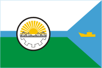 Росон (Аргентина), флаг - векторное изображение