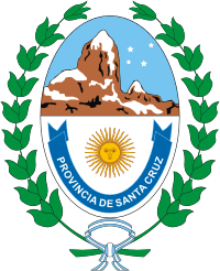 Santa Cruz (province in Argentina), coat of arms - vector image