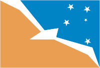 Tierra del Fuego (province in Argentina), flag - vector image