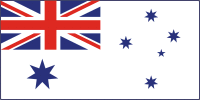 Australia, naval ensign - vector image