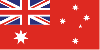 Australia, merchant ensign - vector image
