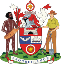 Darwin (Australia), coat of arms - vector image