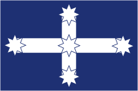 Australia, Eureka Flag (1854) - vector image