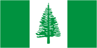 Norfolk Island (Australia), flag - vector image