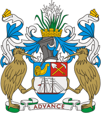 Окленд (Новая Зеландия), герб - векторное изображение