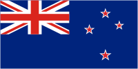 New Zealand, flag - vector image