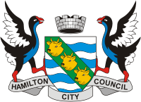 Hamilton (New Zealand), coat of arms - vector image