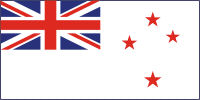 New Zealand, naval ensign - vector image