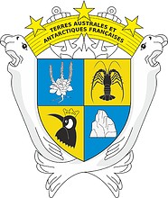 French Southern and Antarctic Lands (TAAF), coat of arms - vector image