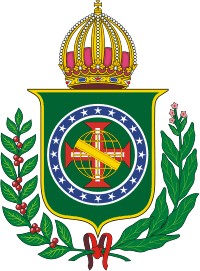 Brazil Empire, coat of arms (19 century) - vector image