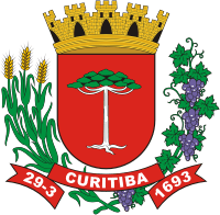 Curitiba (Brazil), coat of arms - vector image
