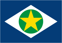 Mato Grosso (state in Brazil), flag - vector image