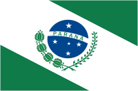 Парана (штат в Бразилии), флаг - векторное изображение