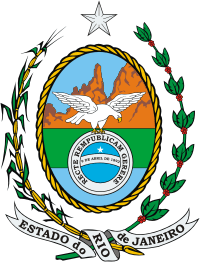 Rio de Janeiro (state in Brazil), coat of arms - vector image