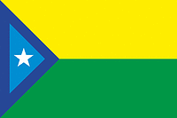 Guachapala canton (Ecuador), flag - vector image