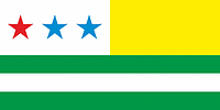 Vector clipart: Tosagua canton (Ecuador), flag