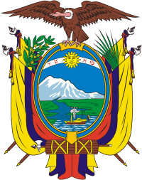 Ecuador, Wappen - Vektorgrafik