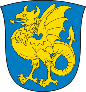 Bornholms (amt in Denmark), coat of arms (1942) - vector image