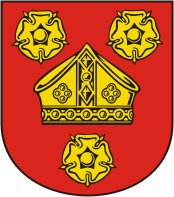 Roskilde (amt in Denmark), coat of arms - vector image