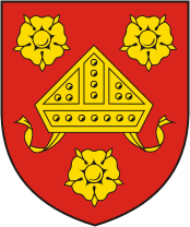 Roskilde (amt in Denmark), coat of arms (N2) - vector image