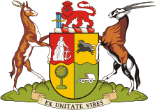 Vector clipart: South Africa (RSA), coat of arms (1930)
