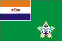 South African Defence Force (SADF), flag (1981) - vector image