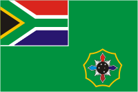 Силы обороны ЮАР, флаг объединенной оперативной дивизии - векторное изображение