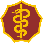 South African Military Health Service (SAMHS), emblem - vector image