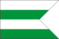 Lipany (Slovakia), flag - vector image