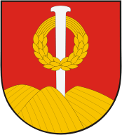 Медзилаборце (Словакия), герб - векторное изображение