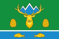 Turochak rayon (Altai Republic), flag - vector image