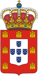 Portugal, coat of arms of Kingdom (1830) - vector image