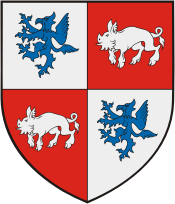 Longford (Ireland), historical coat of arms - vector image