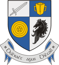 Monaghan county (Ireland), coat of arms - vector image