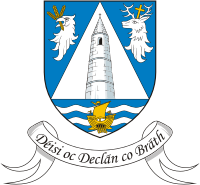 Waterford county (Ireland), coat of arms - vector image