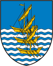 Waterford (Ireland), historical coat of arms - vector image
