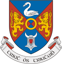 Westmeath county (Ireland), coat of arms - vector image