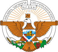 Artsakh (Nagorny Karabakh), coat of arms - vector image