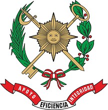 Peruanisches Heer Quartiermeisterdienst, Emblem