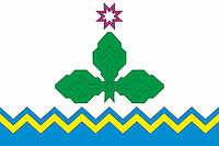 Vector clipart: Cheboksary rayon (Chuvashia), flag (2011 г.)