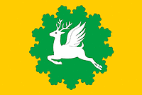 Ibresi rayon (Chuvashia), flag - vector image