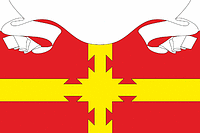 Калинино (Чувашия), флаг - векторное изображение