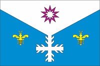 Kozlovka (Chuvashia), flag - vector image