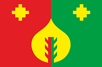 Vector clipart: Oktyabrskoe (Poretskoe rayon, Chuvashia), flag